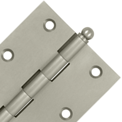 ##Antique Hardware## 3 Inch x 2 1/2 Inch Solid Brass Cabinet Hinges