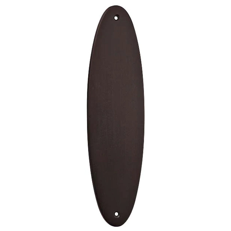 Antique Hardware 11 Inch Solid Brass Traditional Oval Push Plate (Several Finishes Available) Door Push Plates