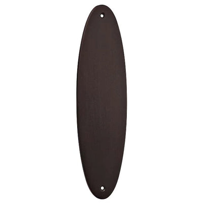 Antique Hardware 11 Inch Solid Brass Traditional Oval Push Plate (Several Finishes Available) Door Push Plates