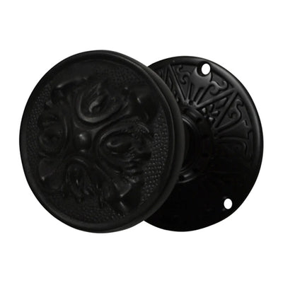 Antique Hardware Eastlake Rosette Door Set with Romanesque Door Knobs (Several Finishes Available) Door Knobs & Handles