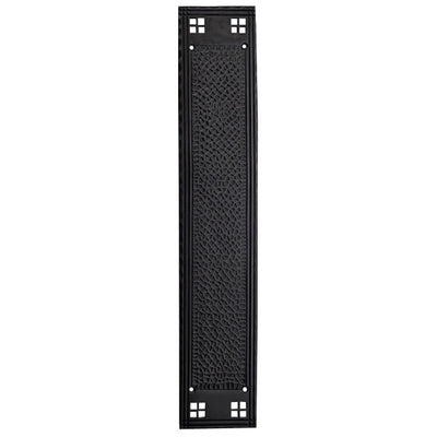 Antique Hardware 18 Inch Craftsman Style Push Plate Door Hardware