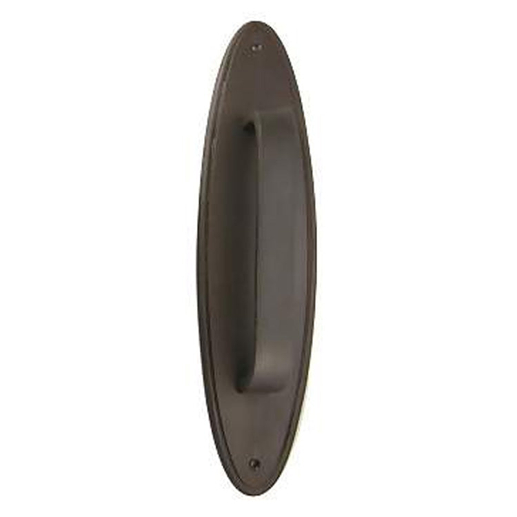 Antique Hardware 11 Inch Traditional Oval Door Pull & Plate Door Hardware