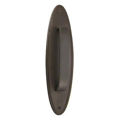 Antique Hardware 11 Inch Traditional Oval Door Pull & Plate Door Hardware