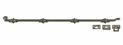 Antique Hardware 42 Inch Deltana Offset Heavy Duty Surface Bolt SURFACEBOLT