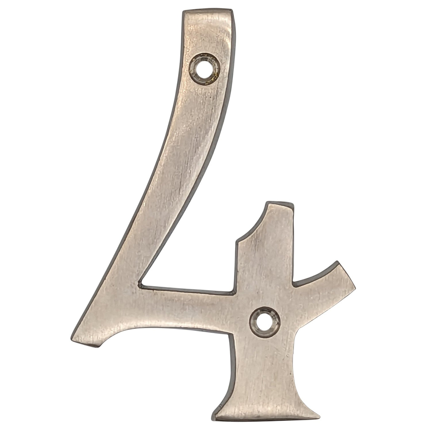 Antique Hardware 4 Inch Tall House Number 4 ADDRESS PLAQUE
