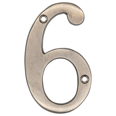 Antique Hardware 4 Inch Tall House Number 6 or 9 ADDRESS PLAQUE