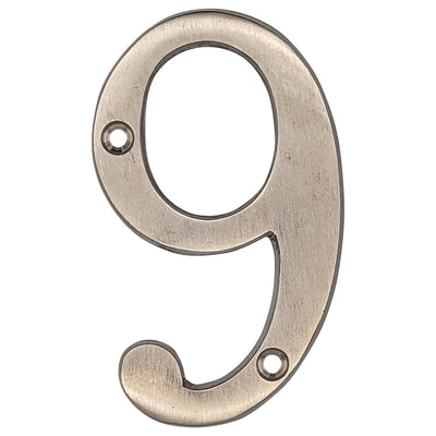 Antique Hardware 4 Inch Tall House Number 6 or 9 ADDRESS PLAQUE