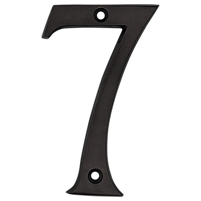 Antique Hardware 4 Inch Tall House Number 7 ADDRESS PLAQUE