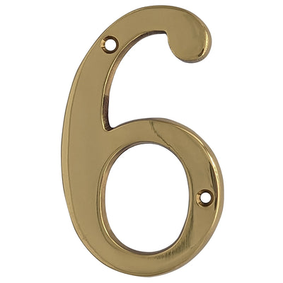 Antique Hardware 4 Inch Tall House Number 6 or 9 ADDRESS PLAQUE