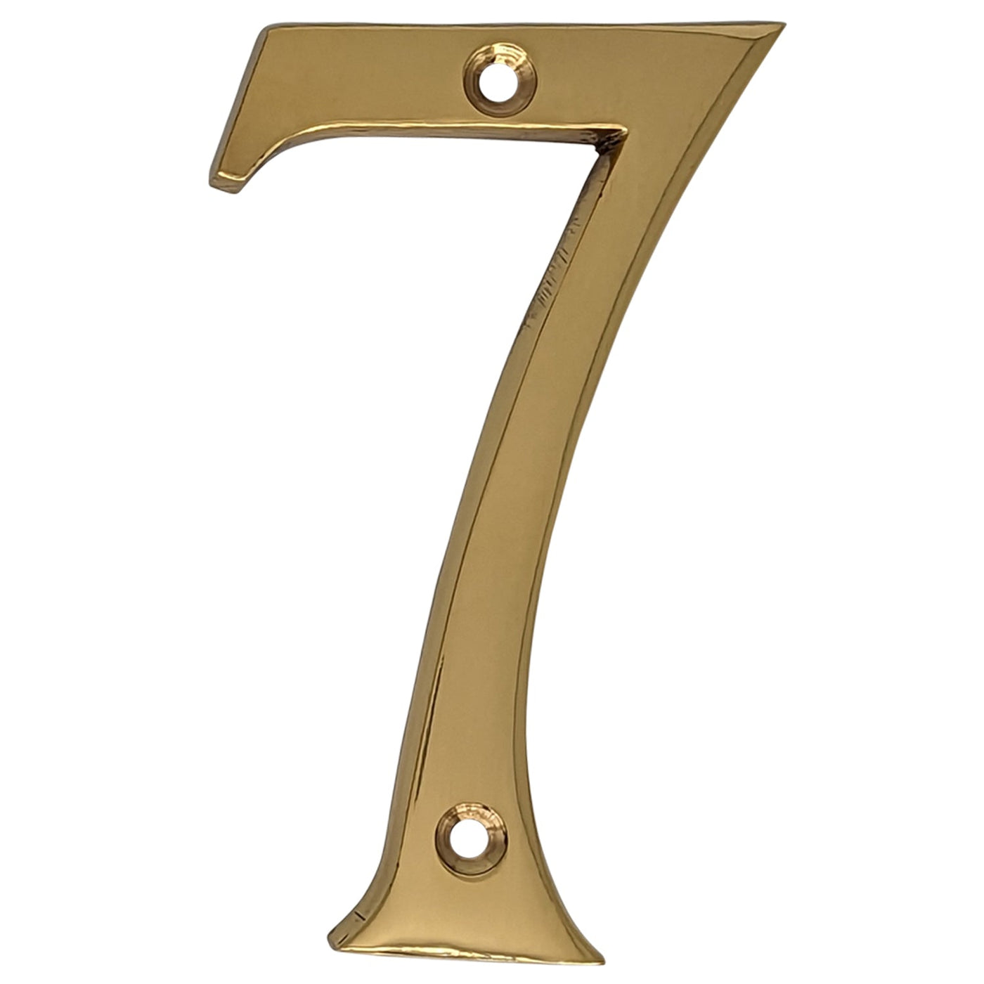 Antique Hardware 4 Inch Tall House Number 7 ADDRESS PLAQUE