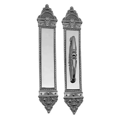Antique Hardware 16 1/4 Inch European Style Door Pull & Push Plate Set DOOR PUSH AND PULL