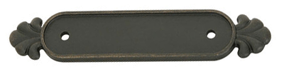 Antique Hardware 5 1/4 Inch (3 Inch c-c) Tuscany Bronze Back Plate BACK PLATE