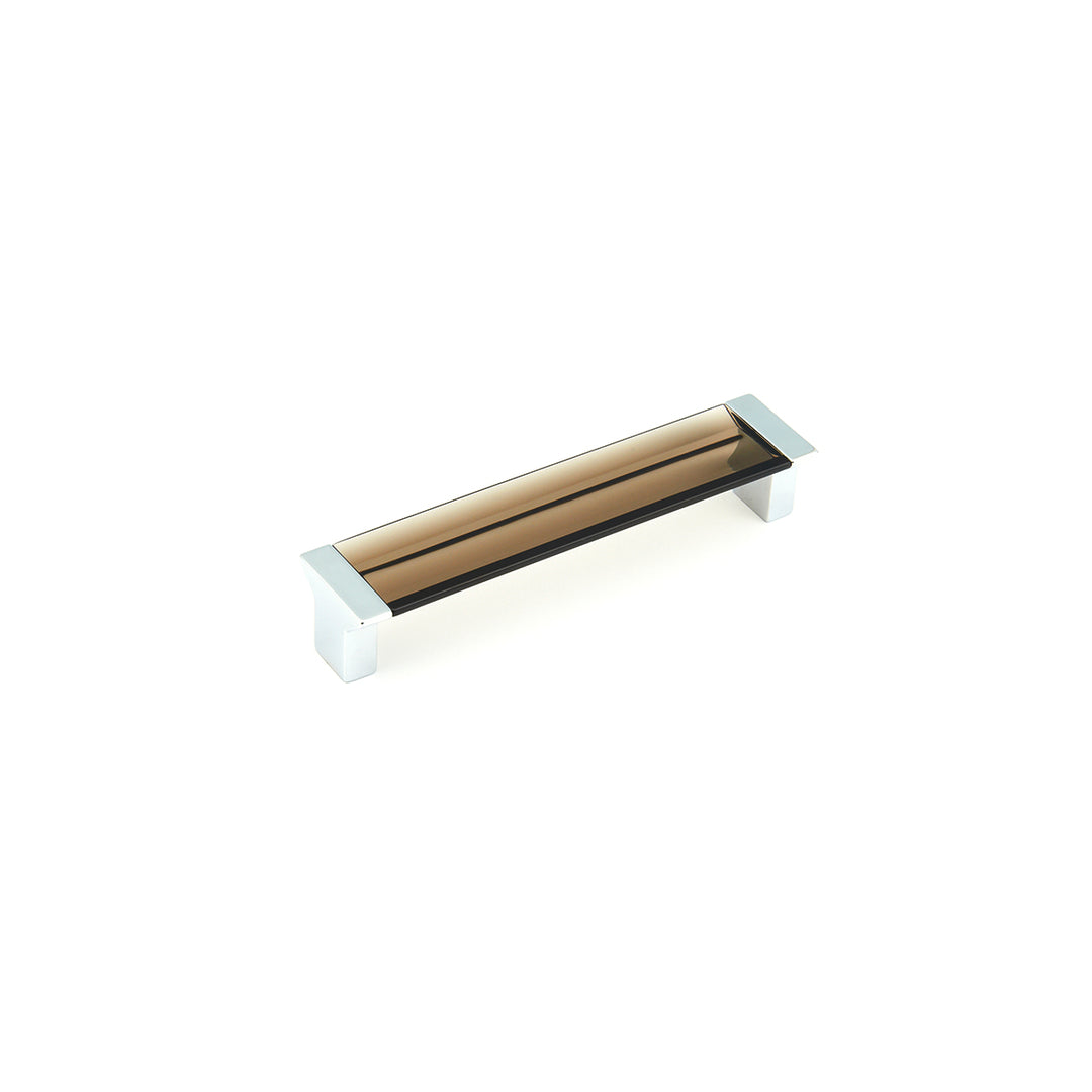 ##Antique Hardware## 5 3/8 Inch (5 Inch c-c) Positano Smoke Pull