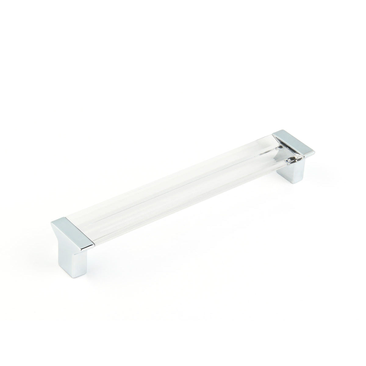 Antique Hardware 6 5/8 Inch (6 1/4 Inch c-c) Positano Clear Pull CABINET PULL