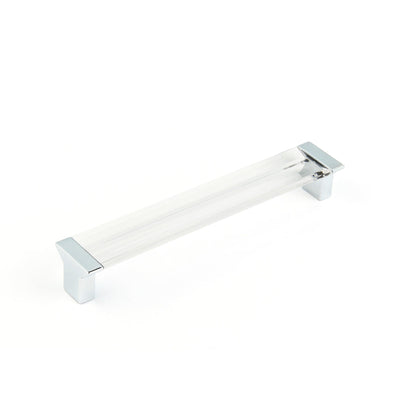 Antique Hardware 6 5/8 Inch (6 1/4 Inch c-c) Positano Clear Pull CABINET PULL
