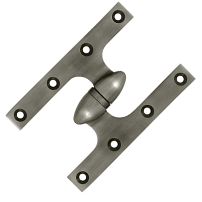 Antique Hardware 6 Inch x 4 Inch Solid Brass Olive Knuckle Hinge HINGE