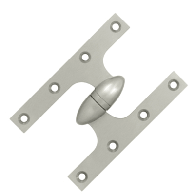 Antique Hardware 6 Inch x 4 Inch Solid Brass Olive Knuckle Hinge HINGE