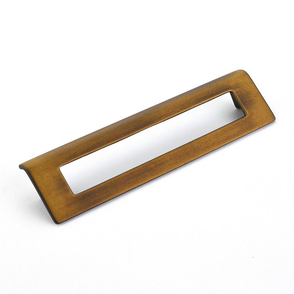 Antique Hardware 7 Inch (6 1/4 Inch c-c) Finestrino Angled Rectangle Pull CABINET PULL