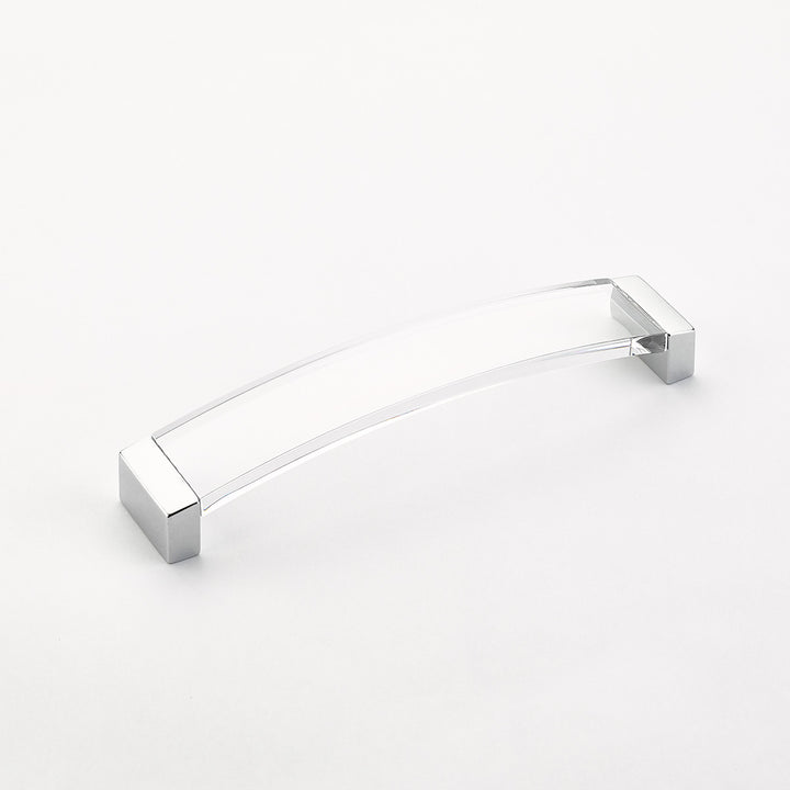##Antique Hardware## 9 1/4 Inch (8 3/4 Inch c-c) Positano Arched Clear Pull
