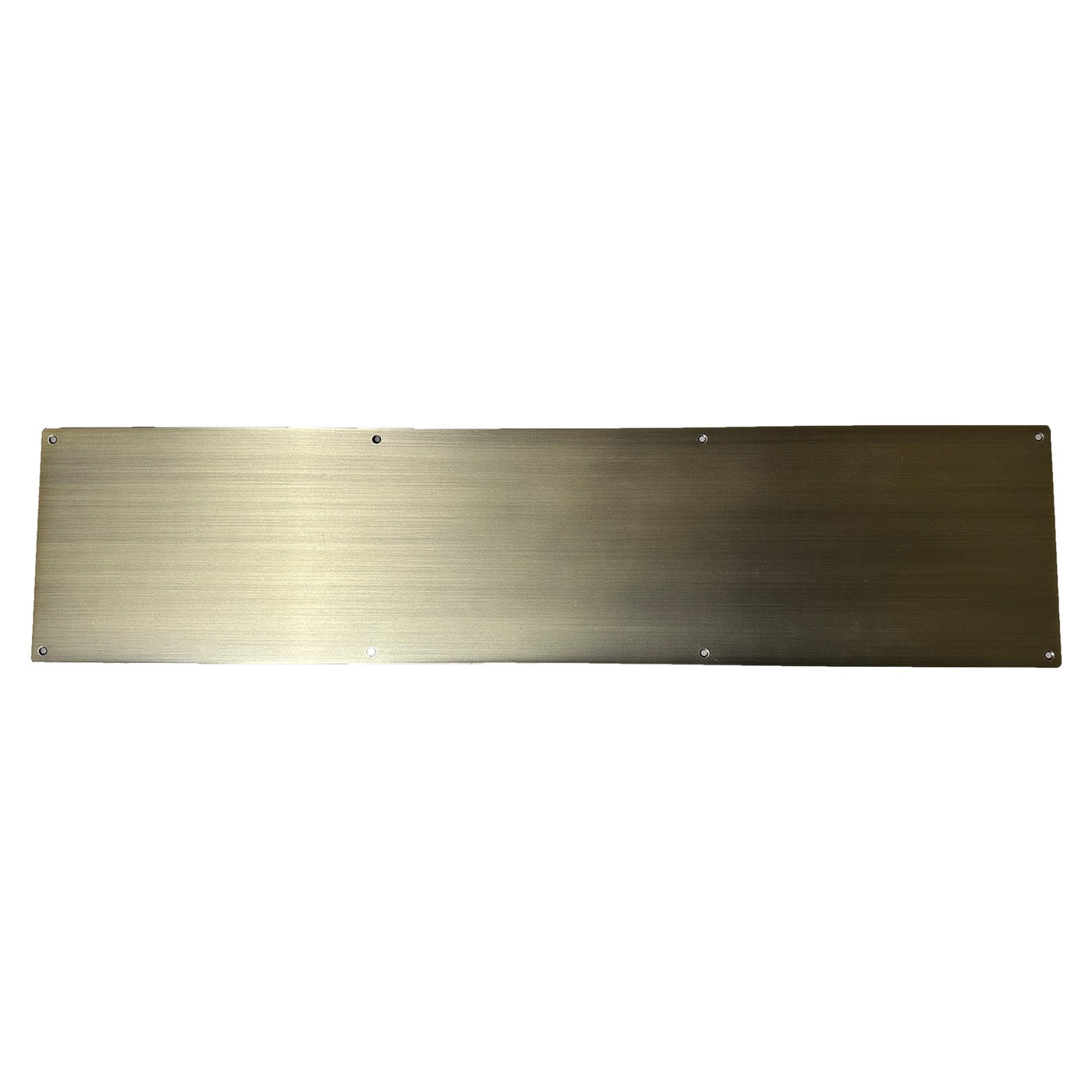 ##Antique Hardware## 8 Inch x 34 Inch Stainless Steel Kick Plate (Antique Brass Finish)