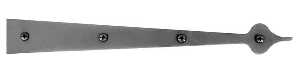 Antique Hardware 18 3/4 Inch Smooth Iron Spear Strap HINGE