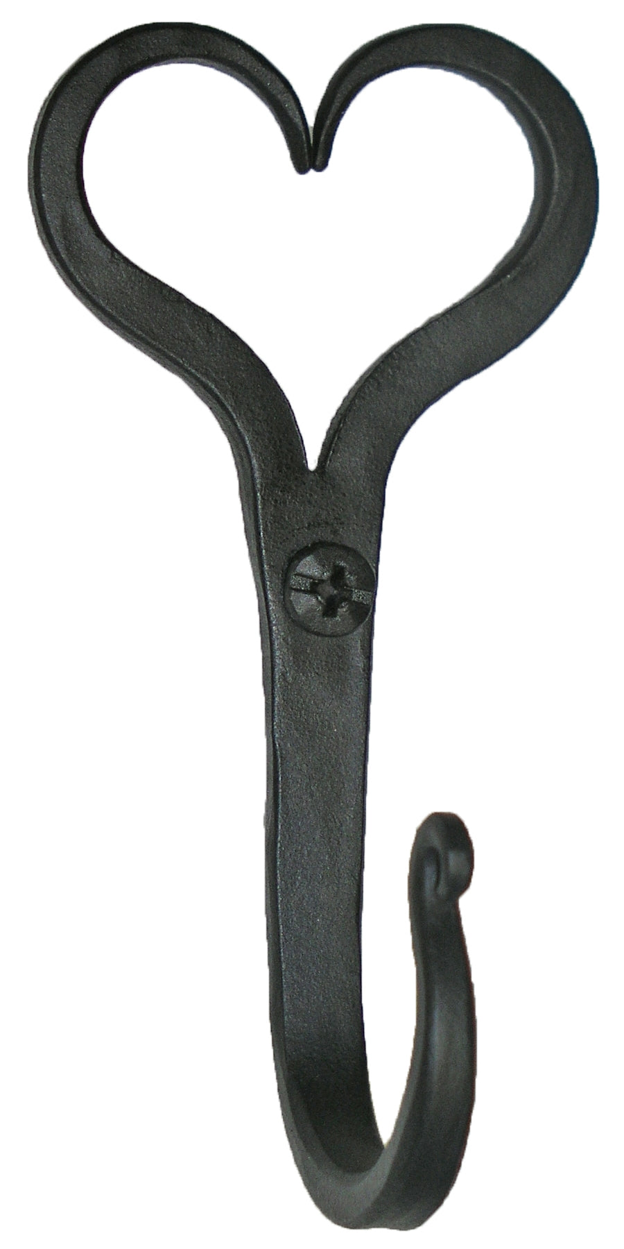 Antique Hardware Colonial 3 3/4 Inch Hand Forged Heart Style Hook HOOK