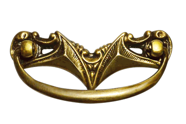 Antique Hardware 3 5/8 Inch (3 Inch c-c) Gothic Ray Bail Pull BAIL PULL