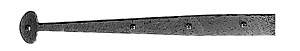 Antique Hardware 21-1/4 Inch Rough Iron Bean Strap Hinge HINGE