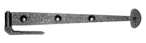 Antique Hardware 15 5/8 Inch Rough Iron Bean Strap Hinge HINGE