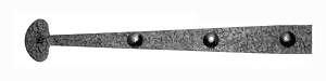 Antique Hardware 14 1/2 Inch Rough Iron Bean Dummy Strap HINGE