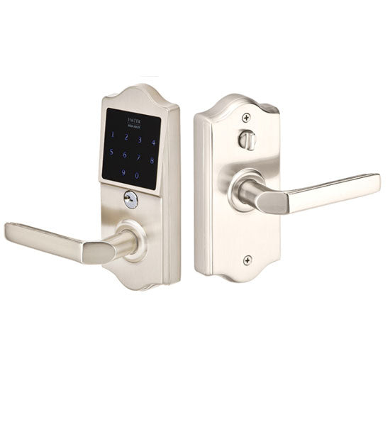Antique Hardware EmTek E4002 Electronic Keypad Lever Set Electronic Keypad Entryway Sets