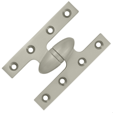 Antique Hardware 5 Inch x 3 1/4 Inch Solid Brass Olive Knuckle Hinge HINGE