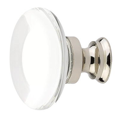 Antique Hardware 1 3/8 Inch Clear Crystal Glass Providence Cabinet & Furniture Knob CABINET KNOB