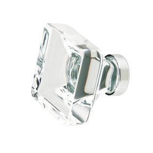 Antique Hardware 1 3/8 Inch Clear Crystal Glass Lido Cabinet & Furniture Knob CABINET GLASS KNOB