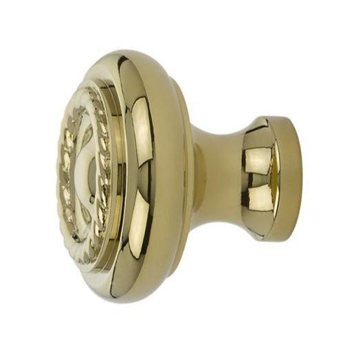 Antique Hardware Emtek 1 Inch Solid Brass Rope Cabinet & Furniture Knob CABINET KNOB