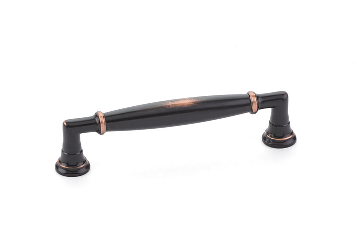 ##Antique Hardware## 6 5/8 Inch (6 Inch c-c) Solid Brass Westwood Pull