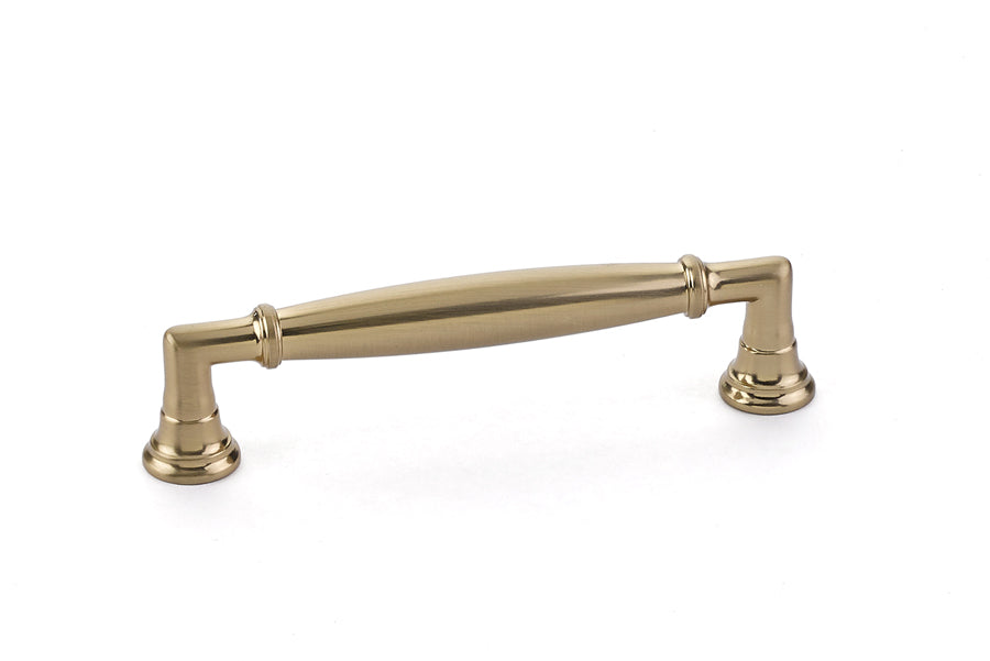 Antique Hardware 8 5/8 Inch (8 Inch c-c) Solid Brass Westwood Pull CABINET PULL