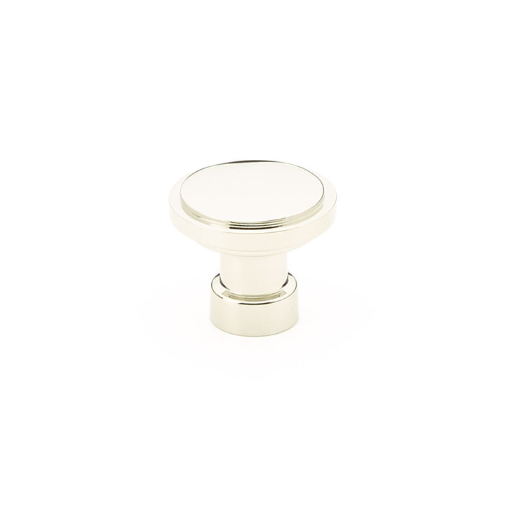 ##Antique Hardware## 1 3/4 Inch Solid Brass Round Haydon Cabinet & Furniture Knob