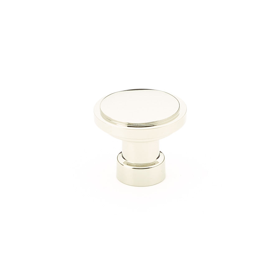 Antique Hardware 1 1/4 Inch Solid Brass Round Haydon Cabinet & Furniture Knob CABINET KNOB