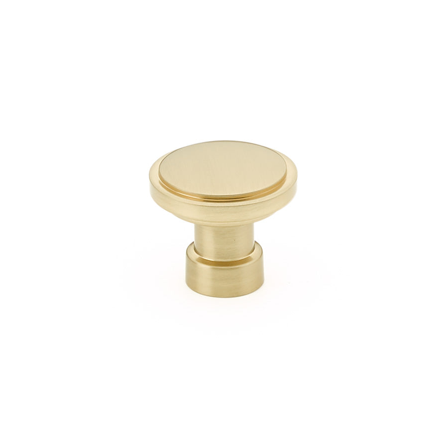 Antique Hardware 1 1/4 Inch Solid Brass Round Haydon Cabinet & Furniture Knob CABINET KNOB