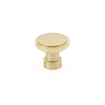 Antique Hardware 1 1/4 Inch Solid Brass Round Haydon Cabinet & Furniture Knob CABINET KNOB