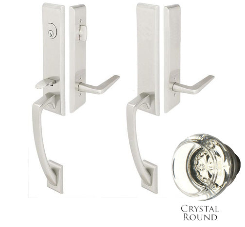 ##Antique Hardware## Solid Brass Apollo Style Double Door Entryway Set