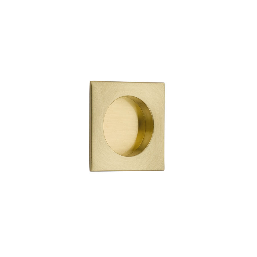 ##Antique Hardware## Solid Brass Square Flush Pull