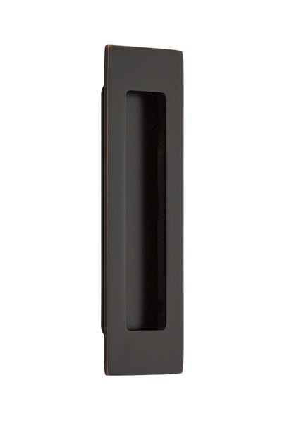 Antique Hardware 7 Inch Solid Brass Modern Rectangular Flush Pull FLUSH-PULL-POCKET DOOR
