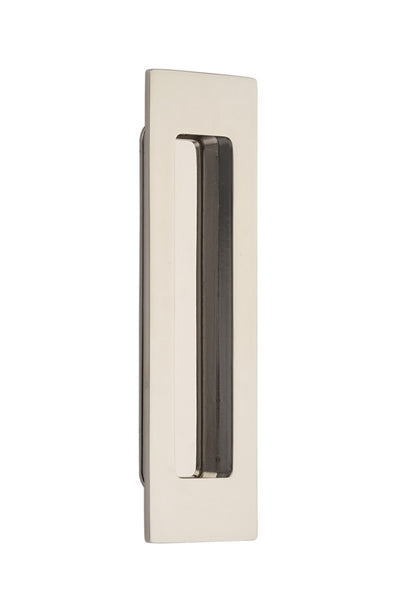 Antique Hardware 7 Inch Solid Brass Modern Rectangular Flush Pull FLUSH-PULL-POCKET DOOR