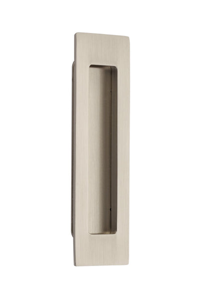 Antique Hardware 7 Inch Solid Brass Modern Rectangular Flush Pull FLUSH-PULL-POCKET DOOR