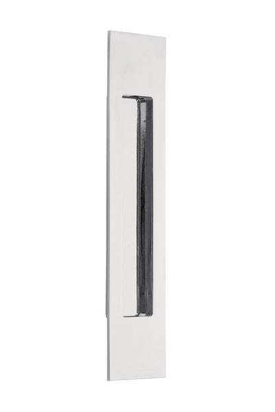 Antique Hardware 10 Inch Solid Brass Modern Rectangular Flush Pull FLUSH-PULL-POCKET DOOR