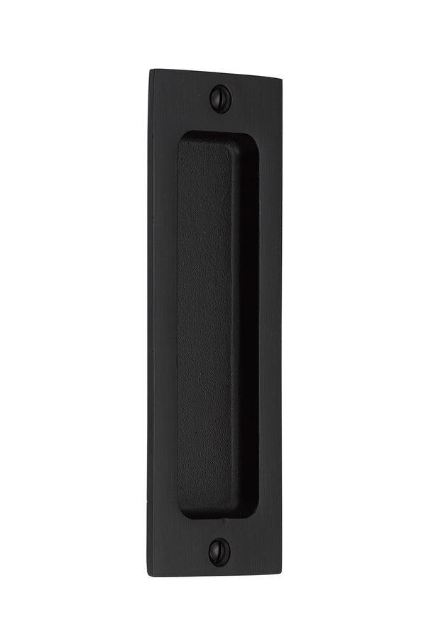 ##Antique Hardware## 6 Inch Sandcast Rustic Modern Rectangular Flush Pull