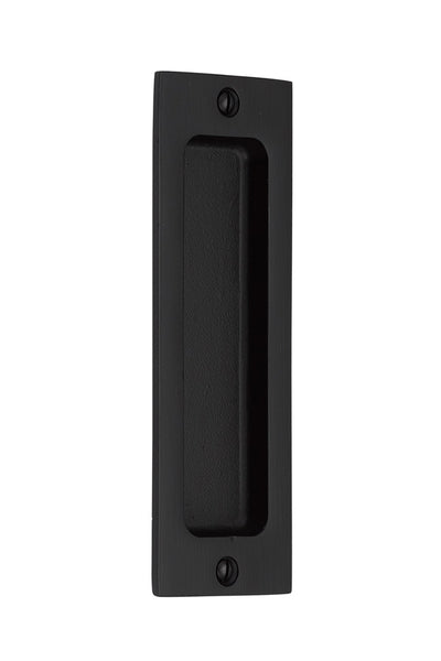 ##Antique Hardware## 6 Inch Sandcast Rustic Modern Rectangular Flush Pull