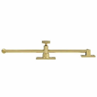 Antique Hardware 10 Inch Solid Brass Standard Casement Stay Adjuster WINDOW STAY